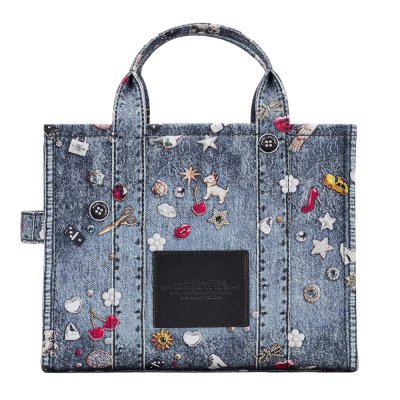 THE TROMPE L'OEIL TRINKET CANVAS MEDIUM TOTE BAG